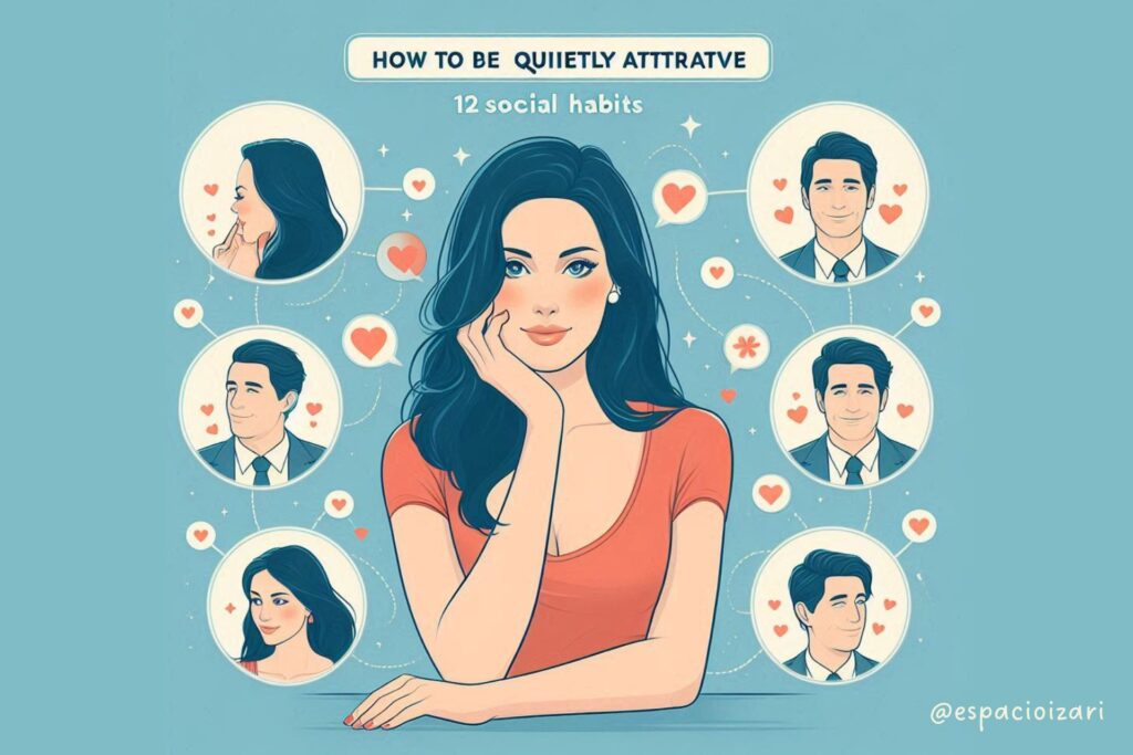 Descubre cómo ser atractivo de manera silenciosa con 12 hábitos sociales que mejorarán tu carisma y presencia sin decir una palabra.
